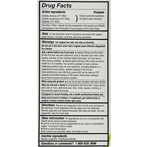 YeastGard Advanced Suppositories, 10-Count Boxes (Pack of 3)